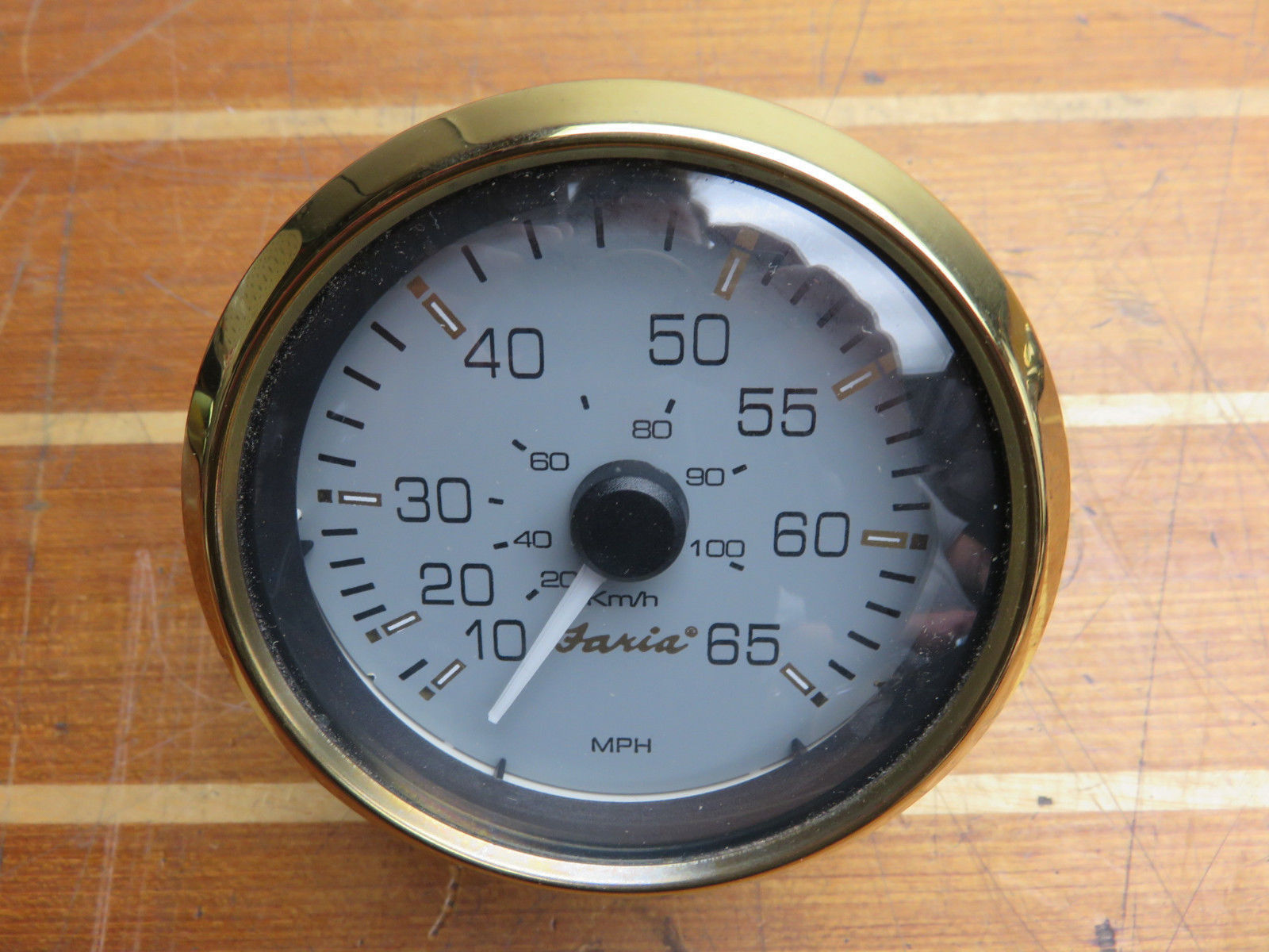 Faria SE9768B Signature Gold Series Boat Marine 33/4" 65 MPH