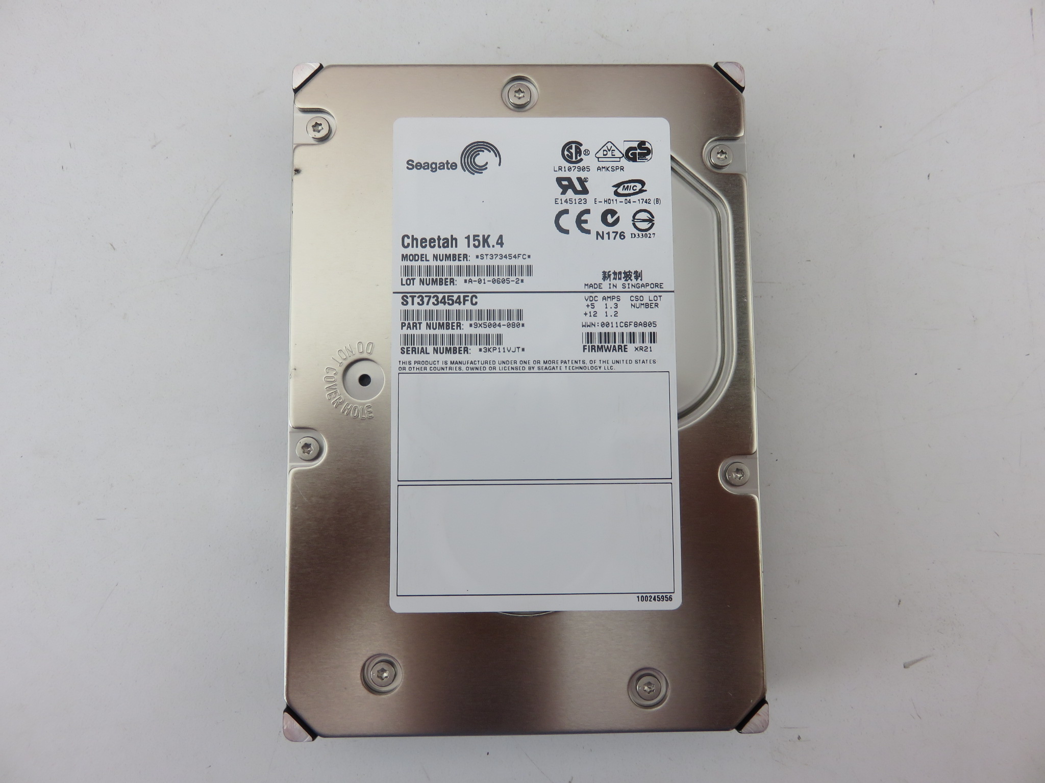 ST373454FC Seagate Cheetah 73GB 15K 8MB 3.5/" Fibre Channel Hard Drive
