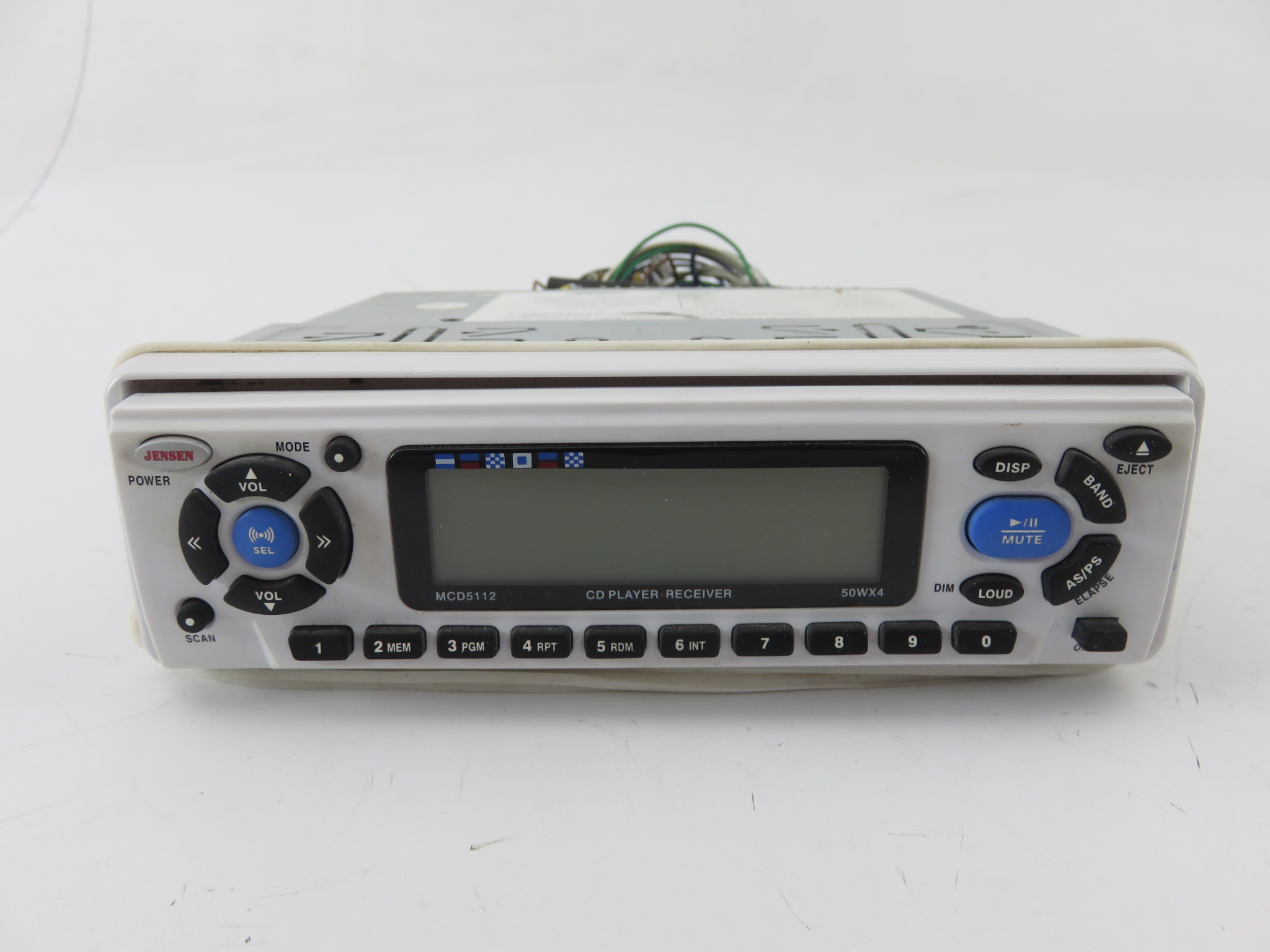 Jensen MCD5112 Detachable Faceplate AM / FM CD Player Stereo with