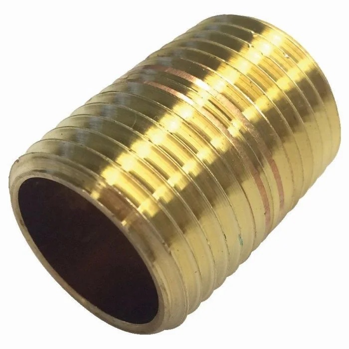 Midland Metal 40080 40080 3/4" X Close Red Brass Pipe Fitting Plumbing