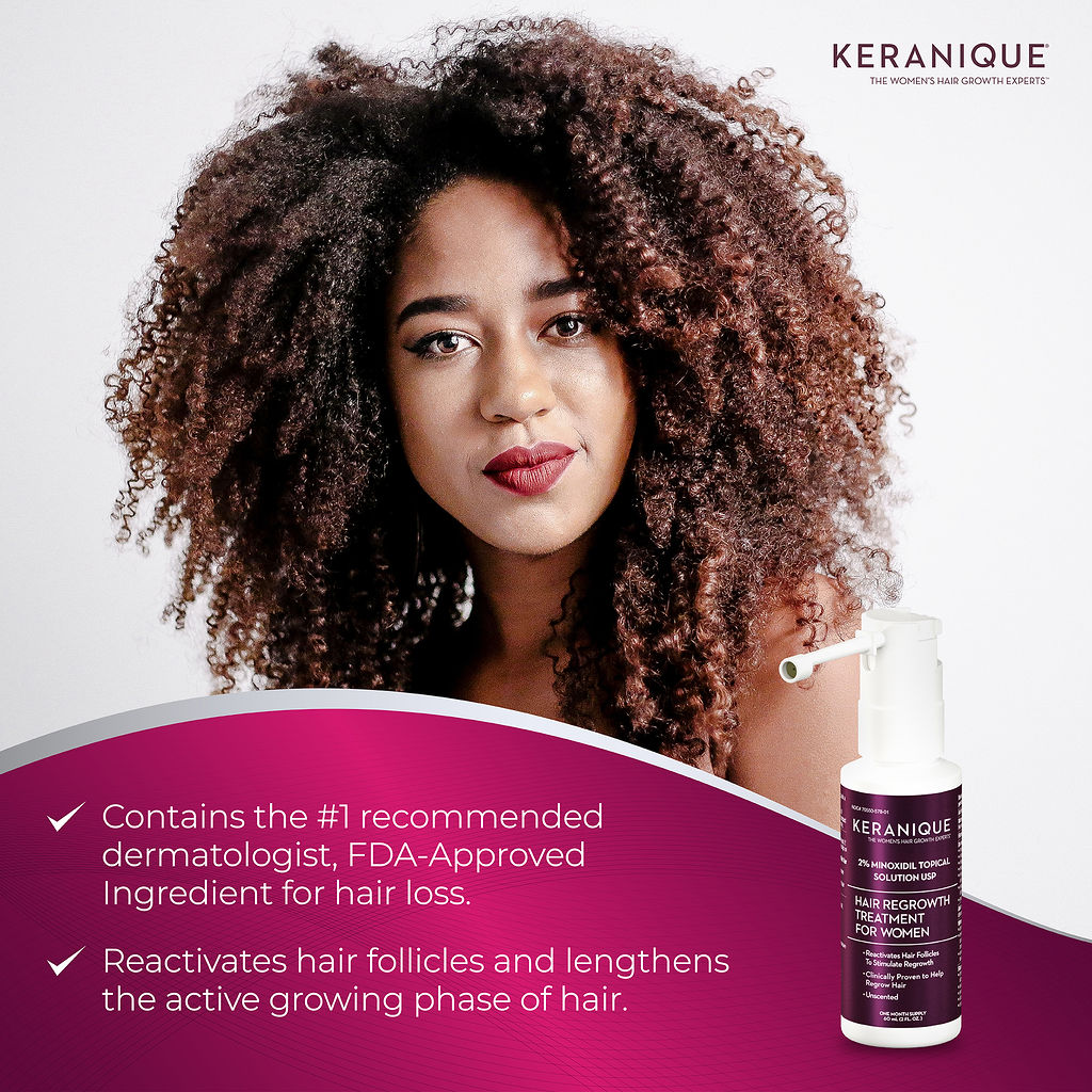 Keranique Deep Hydration Hair Regrowth Treatment System with Keratin