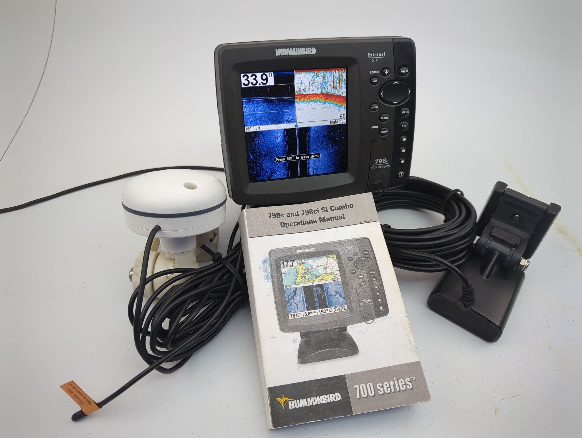 Vintage Hummingbird Super Sixty Depth Sounder Fish Finder