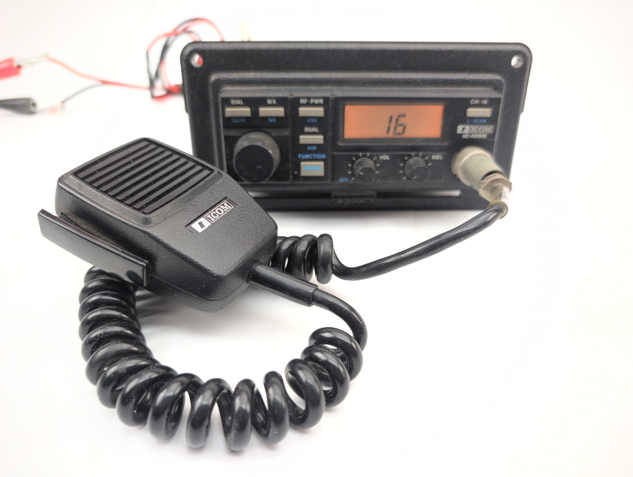 高品質の人気 Icom IC-M55 Boat Marine 25-Watt VHF Radio FM Transceiver 受信機